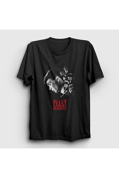 Presmono Μπλουζάκι Unisex Μαύρο Κάλυμμα Peaky Blinders 200607 ττ