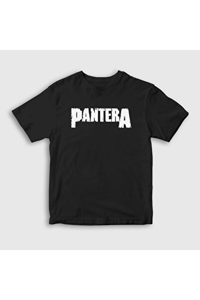 Presmono Unisex dečji crni logo Pantera T-shirt 168777tt