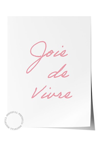 Postifull Poster Joy of Living, poster de perete fără cadru, pictură vertical...