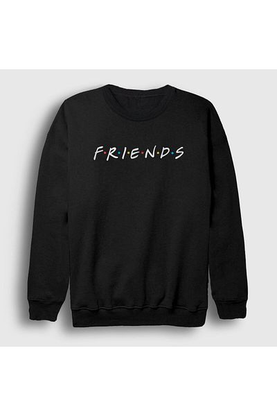 Presmono Φούτερ Unisex Black Friends 189642 ττ