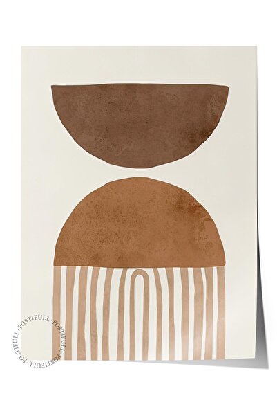 Postifull Αφίσα Brown Arches No1, Αφίσα τοίχου χωρίς πλαίσιο, Κάθετη ζωγραφικ...