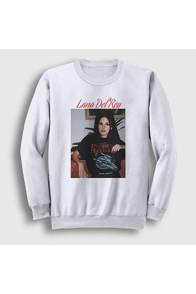 Presmono Φούτερ Unisex White Space Lana Del Rey 156951 ττ