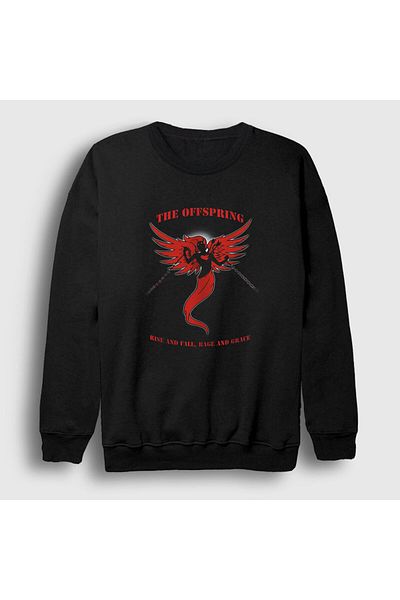 Presmono Унисекс суитшърт Black Angel The Offspring 176887tt