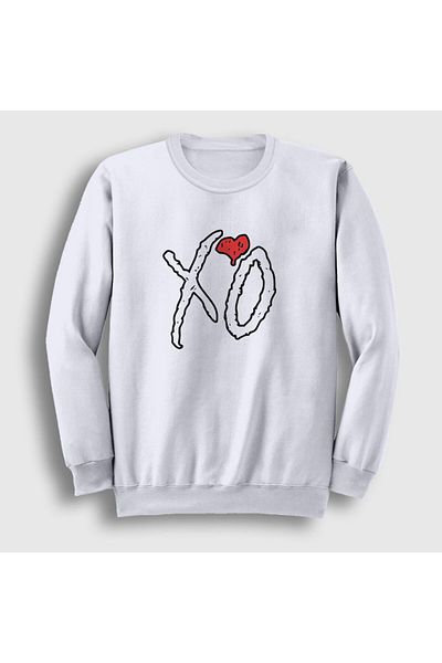 Presmono Φούτερ Unisex White Xo The Weeknd 159352 ττ