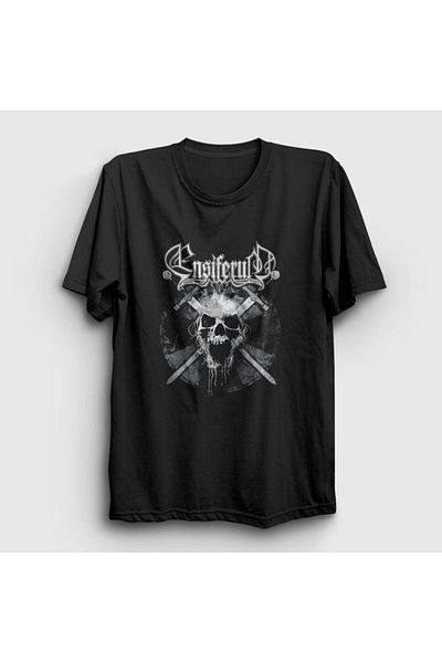 Presmono Μπλουζάκι Unisex Black Skull Ensiferum 145583 ττ