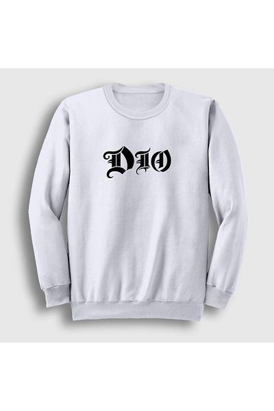 Presmono Φούτερ Unisex με λευκό λογότυπο Ronnie James Dio 143247 ττ