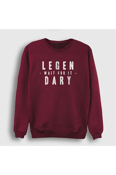 Presmono Hanorac unisex roșu Claret Legendary How I Met Your Mother195137tt