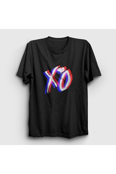 Presmono Μπλουζάκι Unisex Black Glitch Xo The Weeknd 158593 ττ
