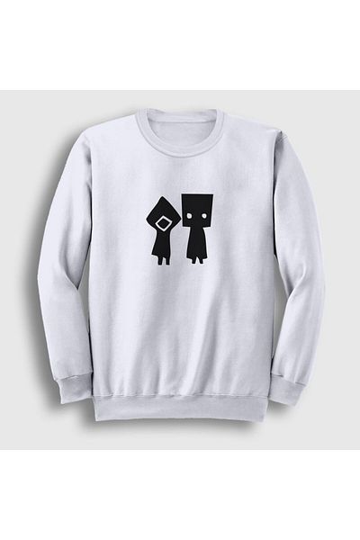 Presmono Φούτερ Unisex White Six And Mono Little Nightmares 160262 ττ