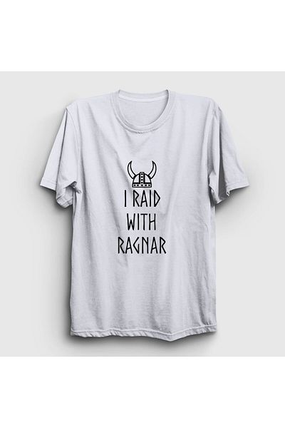 Presmono Μπλουζάκι Unisex White Raid Vikings 222457 ττ