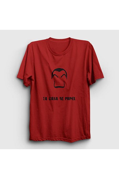 Presmono Unisex κόκκινο μπλουζάκι Dali La Casa De Papel 196710 ττ