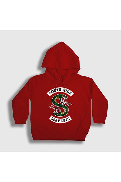 Presmono Унисекс детски червен суитшърт с качулка South Side Serpents Riverdale 207457tt