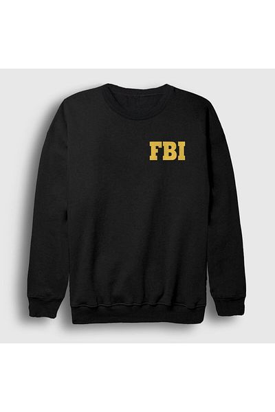 Presmono Унисекс черен суитшърт FBI The Blacklist 183118tt
