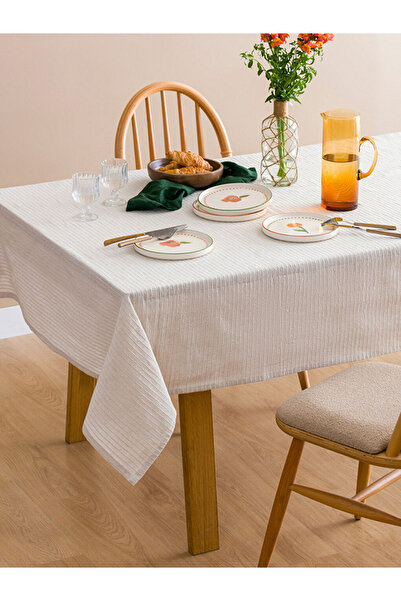 LC Waikiki Бежева скатертина з вишивкою 150x200 см