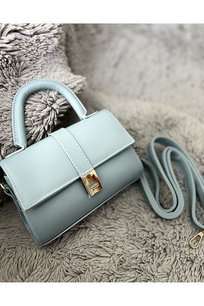 Zeynep Öykü Style Geantă de mână și de umăr model Paula Baby Blue pentru femei