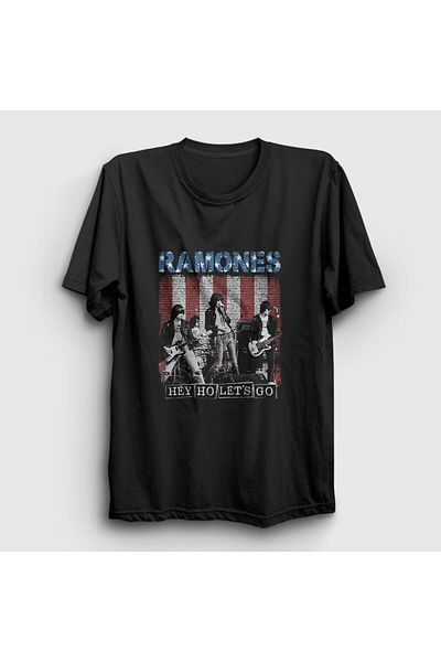 Presmono Μπλουζάκι Unisex Black Go Ramones 169611 ττ
