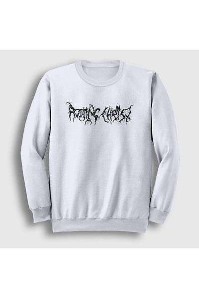 Presmono Φούτερ με λευκό λογότυπο Rotting Christ Unisex - 170932 ττ