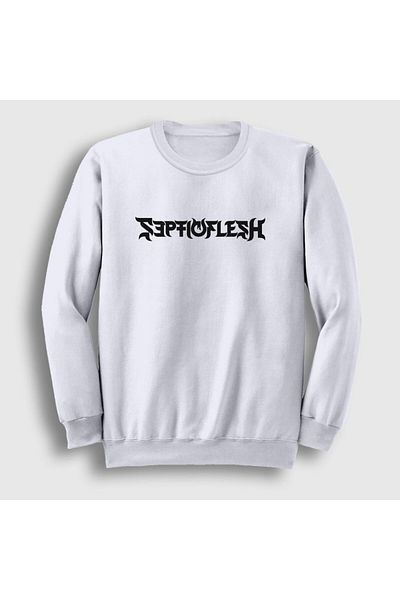 Presmono Φούτερ Unisex White Logo V2 Septicflesh 172752 ττ
