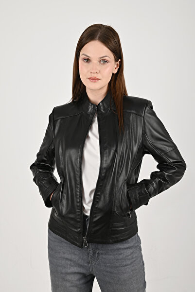 modarz معطف جلد نسائي 8141DRY