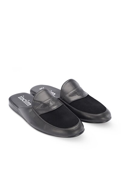 royalmoni شبشب فاخر ومريح وخفيف الوزن لبيت الضيافة باللون الأسود