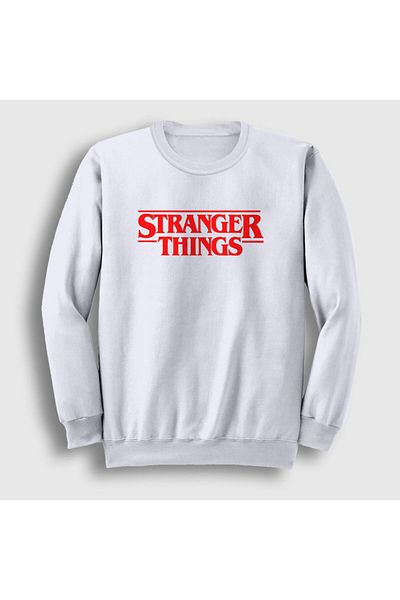 Presmono Φούτερ Unisex White Logo V2 Stranger Things 219261 ττ