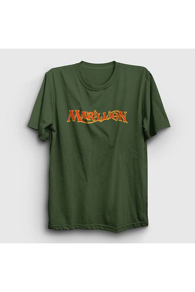 Presmono Μπλουζάκι Unisex Khaki Logo Marillion 162602 ττ