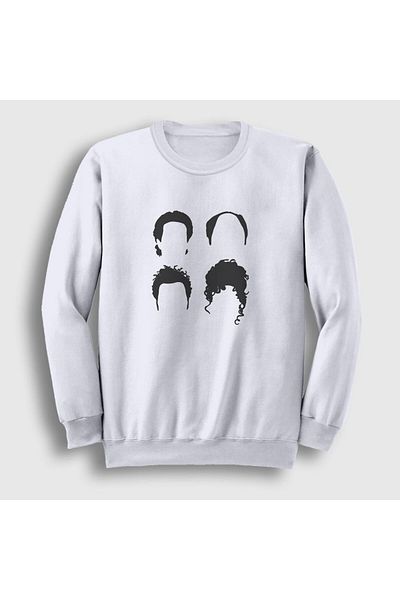 Presmono Φούτερ Unisex White Heads Seinfeld 208287 ττ
