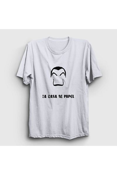 Presmono Μπλουζάκι Unisex Λευκό Dali La Casa De Papel 196710 ττ