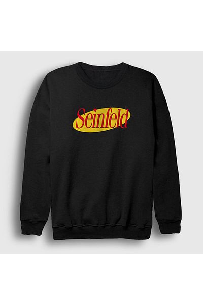 Presmono Φούτερ Unisex Μαύρο λογότυπο Seinfeld 208493 ττ
