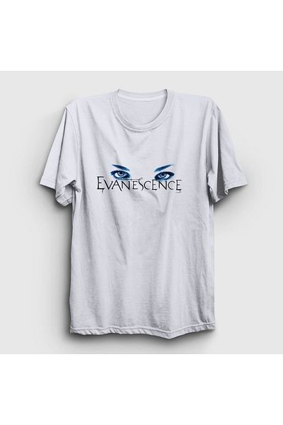 Presmono Μπλουζάκι Unisex White Eyes Logo Evanescence 146087 ττ