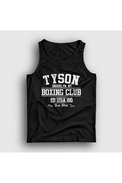 Presmono Unisex Black Boxing Club Mike Tyson Athlete157772tt