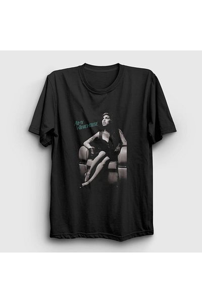 Presmono Tricou negru unisex Back To Black Amy Winehouse151760tt