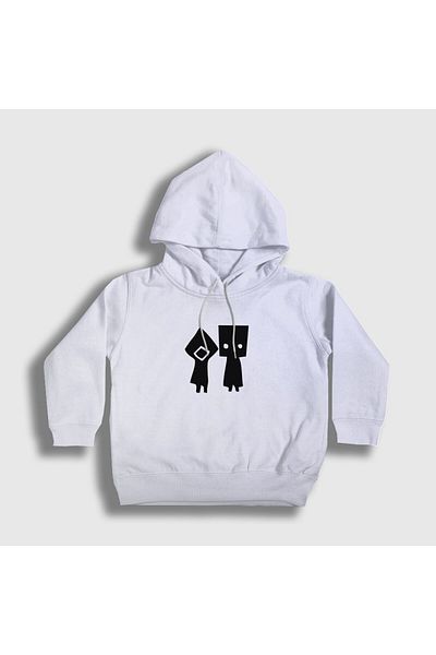 Presmono Hanorac cu glugă alb Six And Mono Little Nightmares pentru copii unisex160220tt