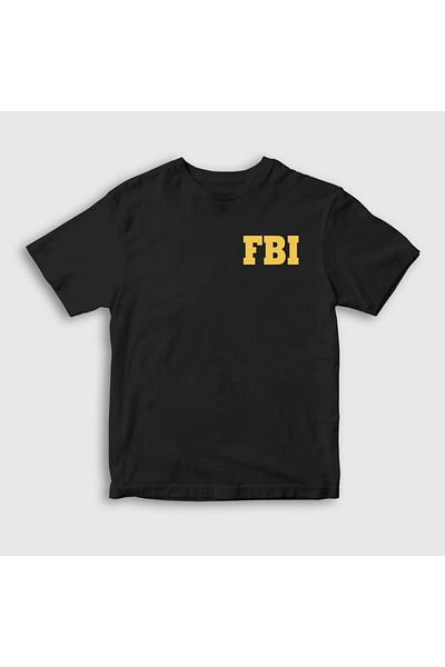 Presmono Tricou unisex pentru copii negru Fbi The Blacklist183062tt