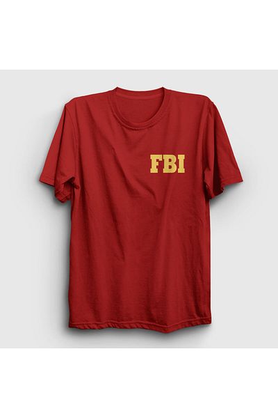 Presmono Унисекс червена тениска FBI The Blacklist 182921tt