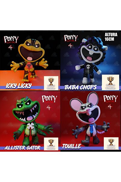 Goplast Premium Catnap Poppy Playtime 4 Lü Set Hareketli Oyuncak