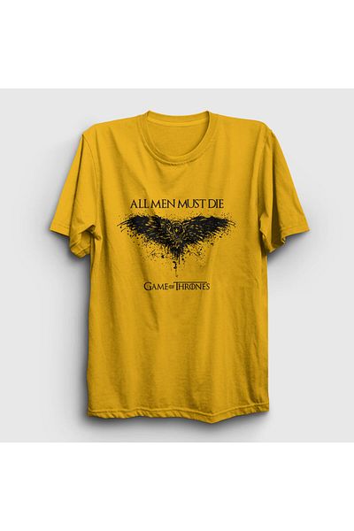 Presmono Μπλουζάκι Unisex Yellow Die Game Of Thrones 191551 ττ