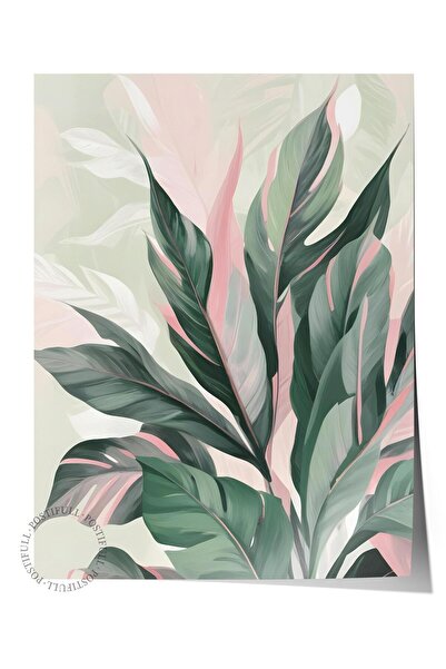Postifull Acrylic Plant Poster, Çerçevesiz Duvar Posteri, Dikey Duvar Tablosu...