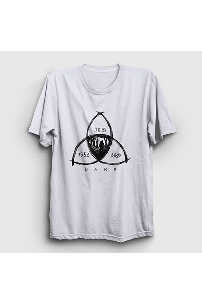 Presmono Μπλουζάκι Unisex White Connected V3 Dark 186410 ττ
