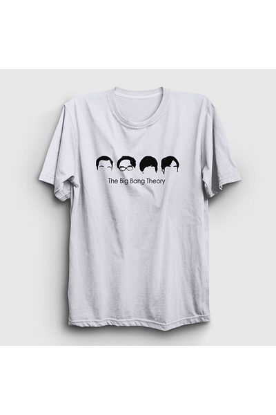 Presmono Μπλουζάκι Unisex White Heads The Big Bang Theory 181240 ττ