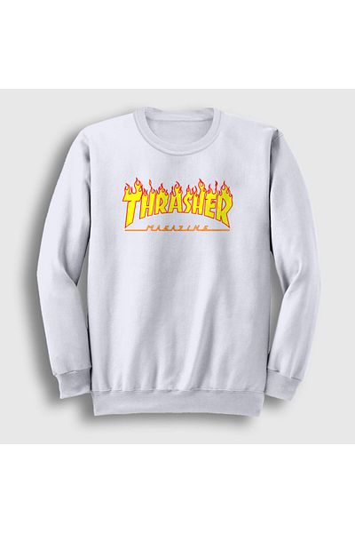 Presmono Φούτερ Thrasher με λευκό λογότυπο Unisex 277840 ττ