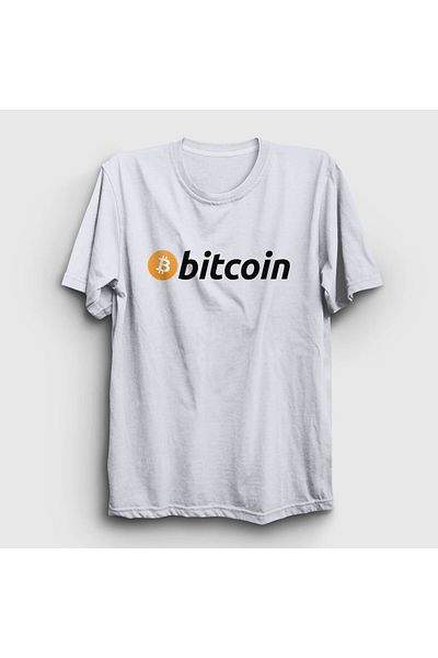 Presmono Unisex Λευκό μπλουζάκι Btc Bitcoin 263026 ττ