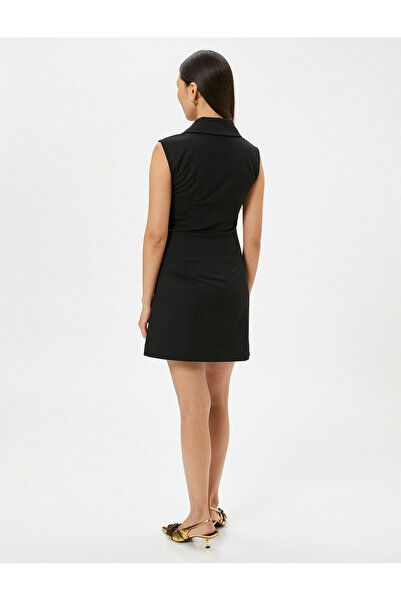 Koton Rochie cămașă mini guler manșetă cu nasturi