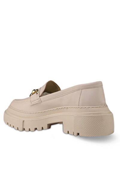 stilfest ® | Smart Kadın Krem Süet 5cm Yüksek Özel Kalın Taban Sert Dayanıklı...