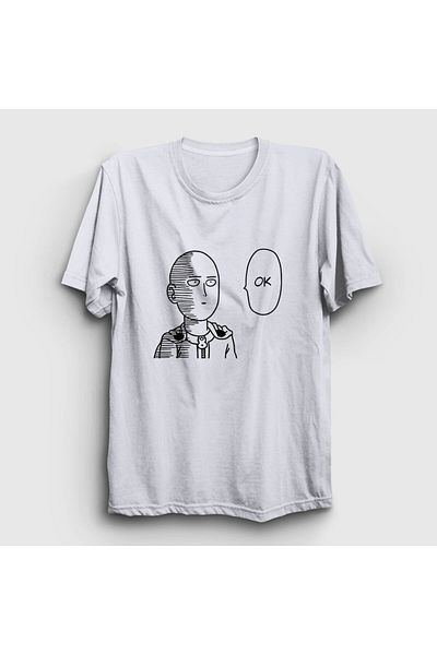 Presmono Μπλουζάκι Unisex White Arrow Anime One Punch Man 240613 ττ