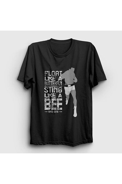 Presmono Μπλουζάκι Unisex Black Butterfly Muhammad Ali 230057 ττ