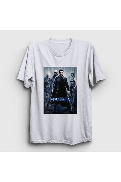Presmono Unisex Λευκό κάλυμμα The Matrix T-shirt 253653 ττ
