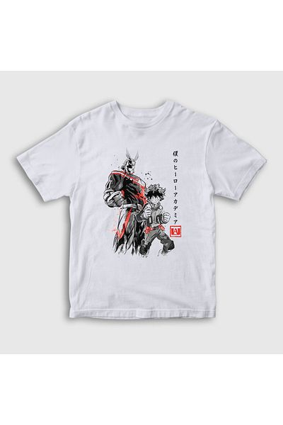 Presmono Tricou unisex pentru copii White Team Anime Boku No Hero Academia234789tt