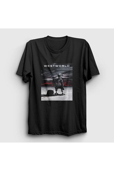 Presmono Μπλουζάκι Unisex Μαύρο Κάλυμμα Westworld 222986 ττ