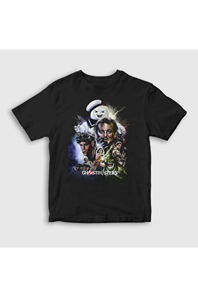 Presmono Unisex dečja crna kapa film Ghostbusters Ghostbusters T-shirt 245242tt